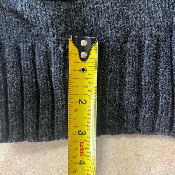 Aritzia TNA 100% Lambs Wool Sea To Sky Zip Up Knitted Cardigan Sweater - Picture 10 of 10